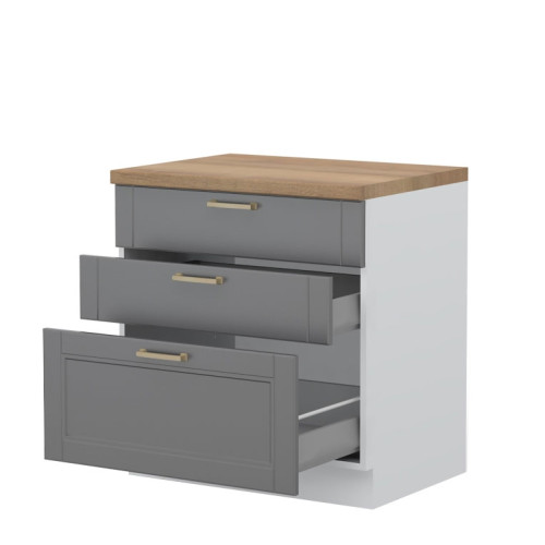 ELEMENT ZA KUHINJU TARA R-80-3MBOX SA METALNIM LADICAMA