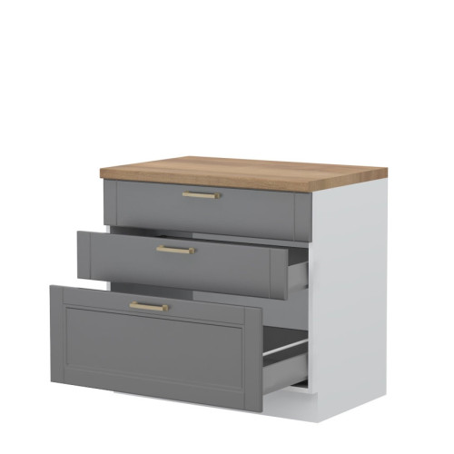  ELEMENT ZA KUHINJU TARA R-90-3MBOX SA METALNIM LADICAMA